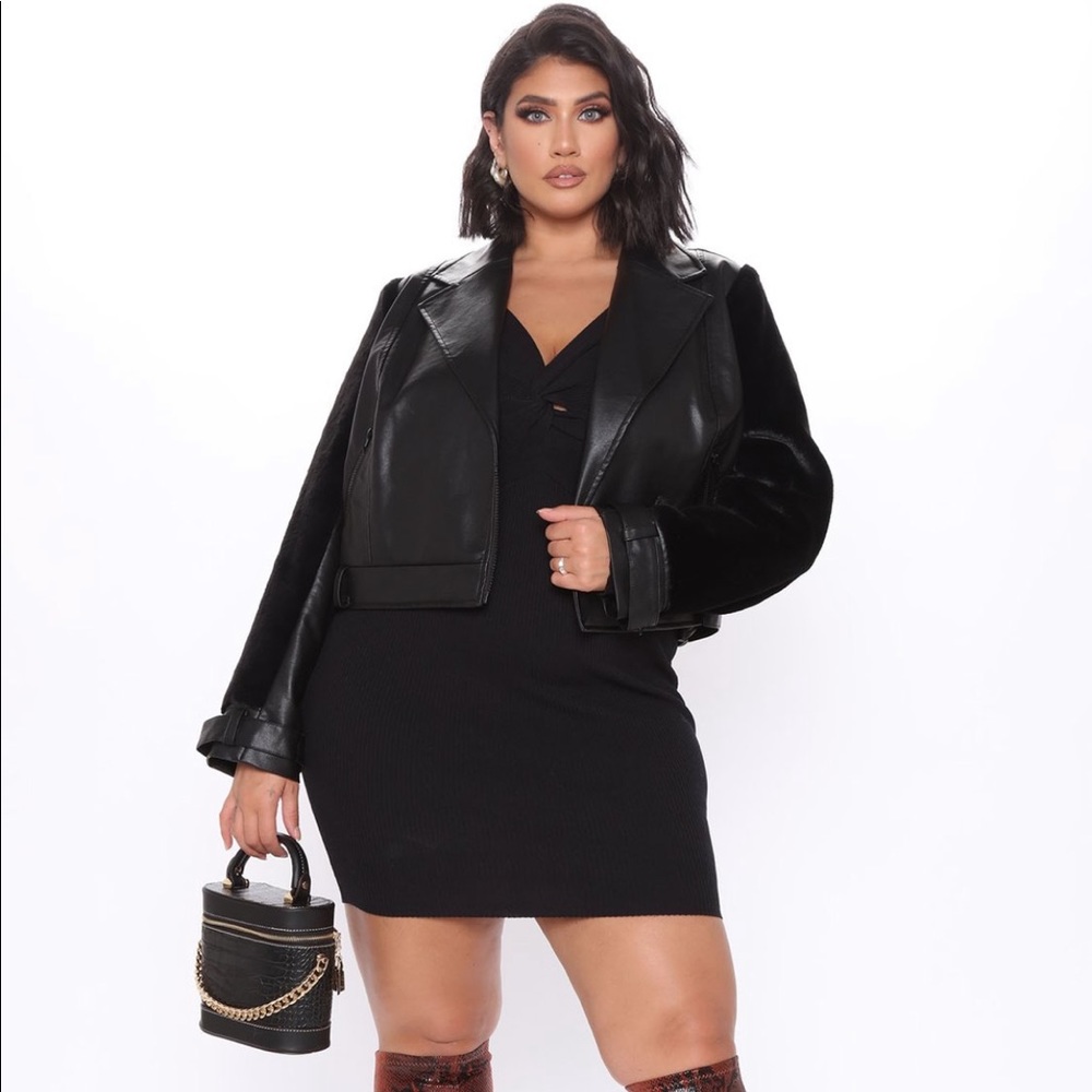 Faux Leather Jacket